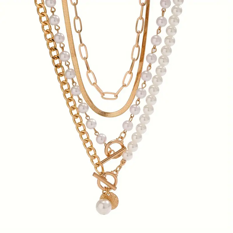 4-in-1 Essential Layered Chain Set - Gold