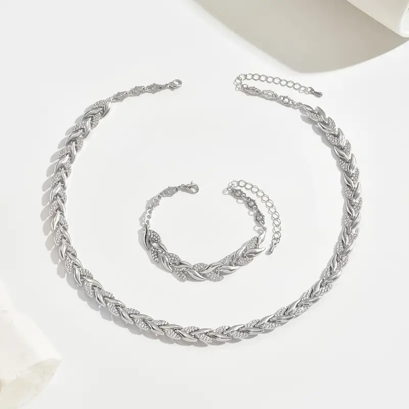 2-in-1 Essential Layered Chain Set - Silver