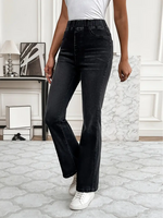 High-Waisted Stretch Jeans