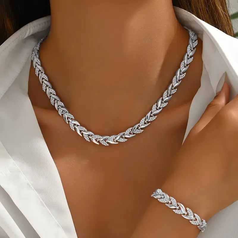 2-in-1 Essential Layered Chain Set - Silver