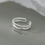 Elegant Double Layer Ring