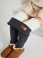 High Waist Stretchy Fleece Leggings