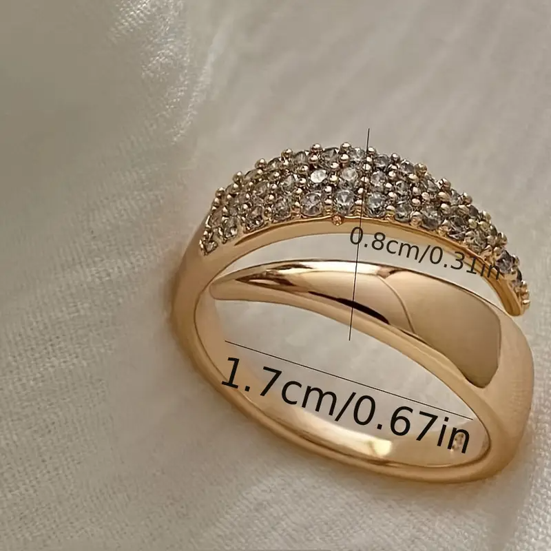 Piece Pointed Wing ring