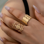 Beaded Adjustable Fidget Ring