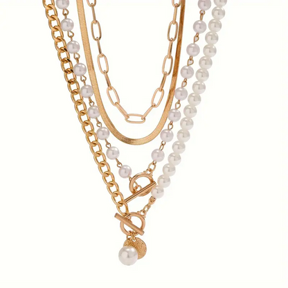 4-in-1  Essential Layered Chain Set - Gold