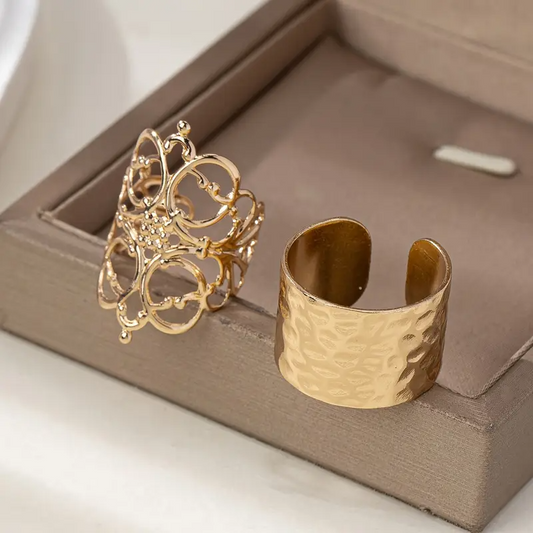 Beaded Adjustable Fidget Ring