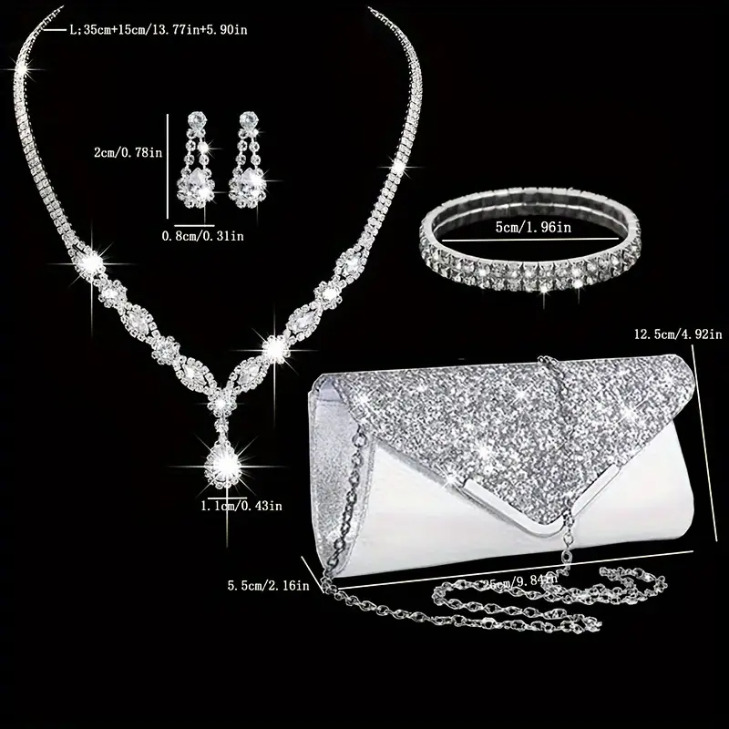 4-in-1 party bag & jewelry set