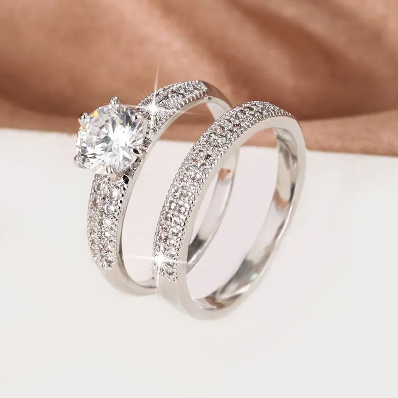 2-in-1 Eternity Band Ring