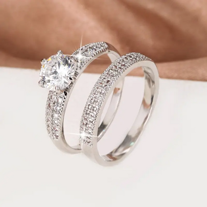 2-in-1 Eternity Band Ring