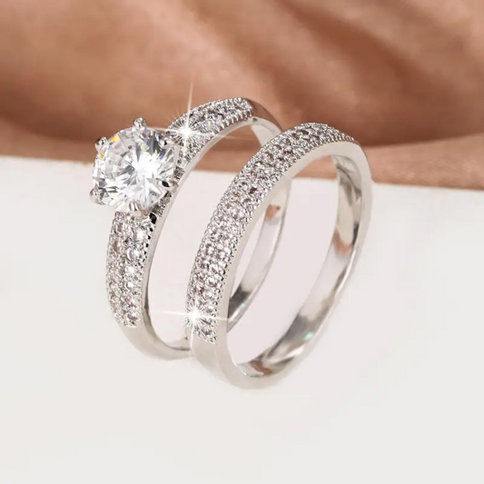 2-in-1 Eternity Band Ring