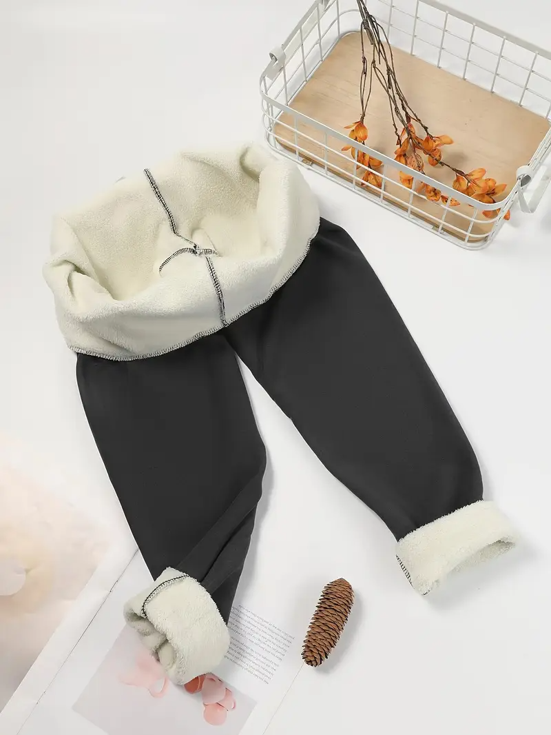 High Waist Stretchy Fleece Leggings