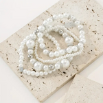 4-in-1 Pearl Knot Chain Bracelet