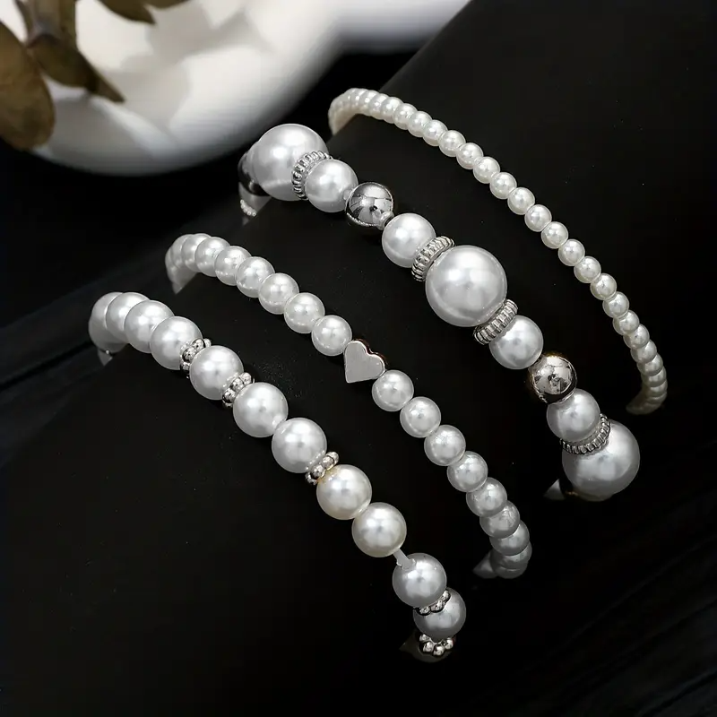 4-in-1 Pearl Knot Chain Bracelet