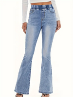 High-Waisted Stretch Jeans