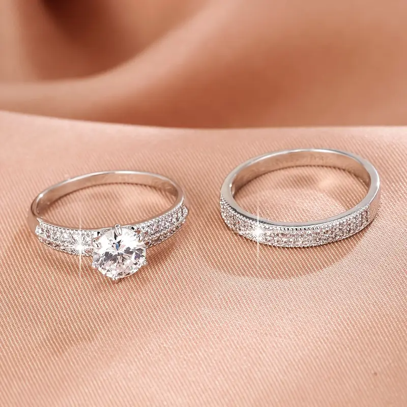 2-in-1 Eternity Band Ring