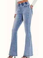 High-Waisted Stretch Jeans